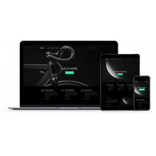 Black стильный шаблон для бизнеса в черном цвете