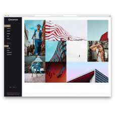 Cocoon шаблон для фотографа, личного сайта