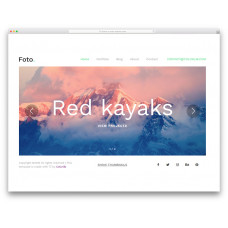 Photography-2 шаблон для представления портфолио фотографа
