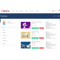 Торговая площадка цифровых продуктов - ficKrr v1.6