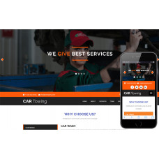 Car Towing шаблон для автосервиса