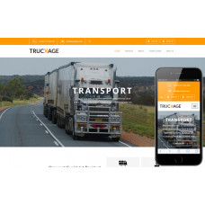 Truckage адаптивный шаблон веб-сайт транспортной компании