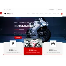 BikersClub HTML шаблон для продажа мотоциклов