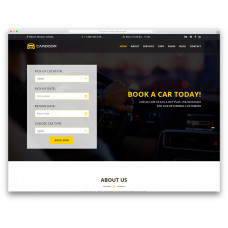 Cardoor шаблон для службы аренды автомобилей
