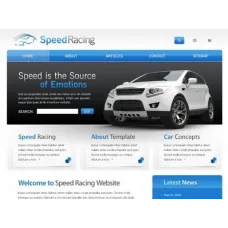 SpeedRacing красивый автомобильный HTML шаблон