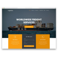 Logistics шаблон грузовых перевозок