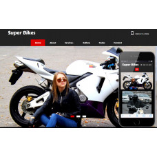Super Bikes шаблон о мотоциклах