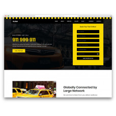 Taxi тема шаблон для службы доставки или такси